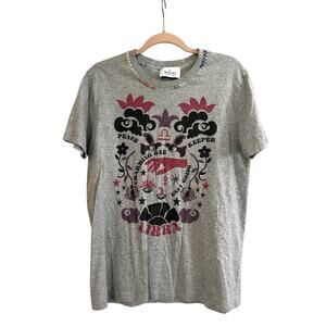 MONOKI By Diane Goldstein Astrology Zodiac Libra Tee T-Shirt Top Short Sleeve